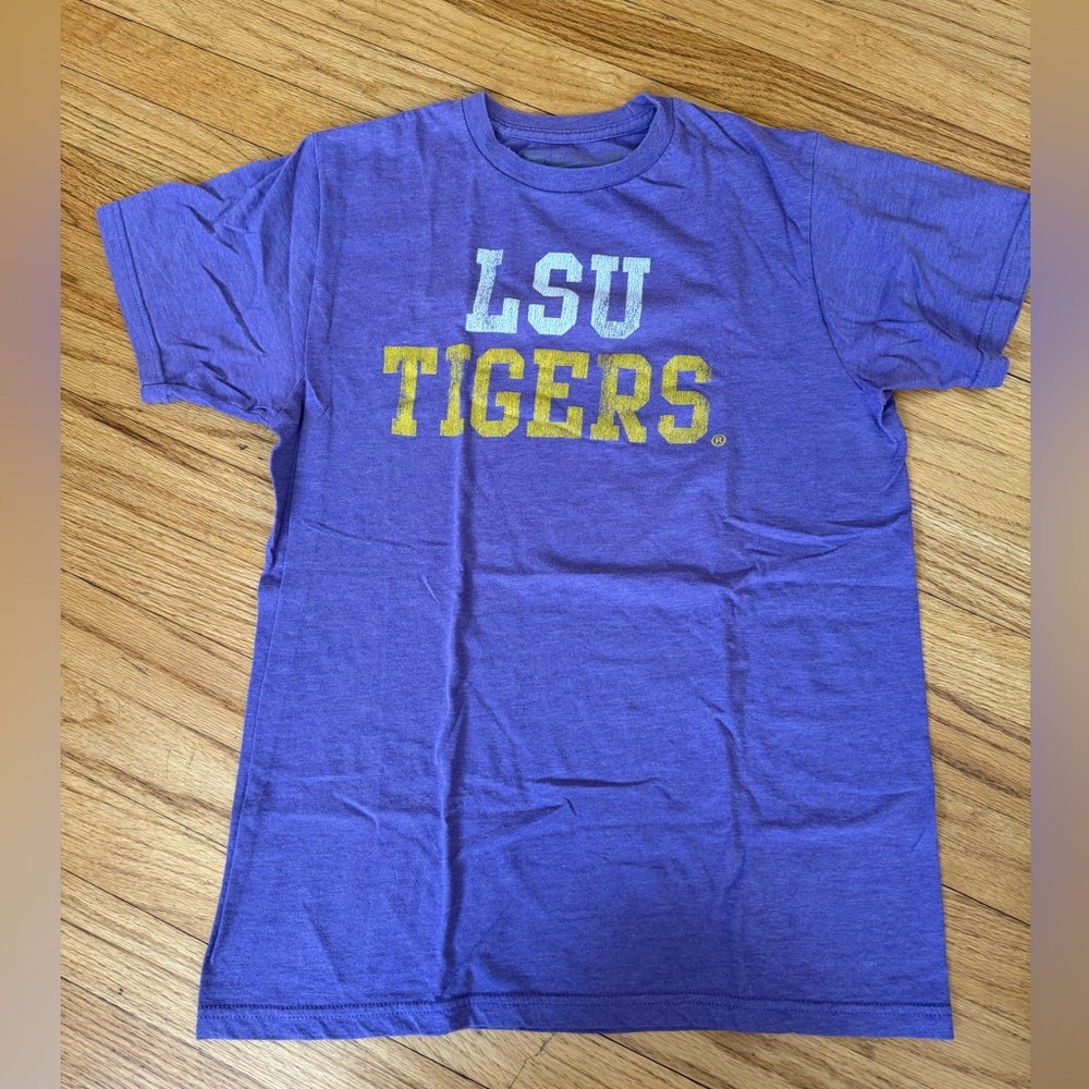 Purple LSU Tigers Tee - Adult Size Medium
